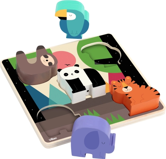 Inzetgeluidspuzzel Jungle