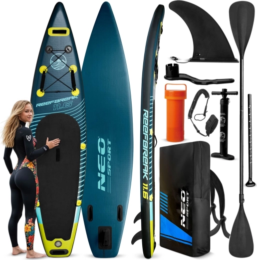 Opblaasbaar paddleboard Reefbreak 11'6 van Neo-Sport