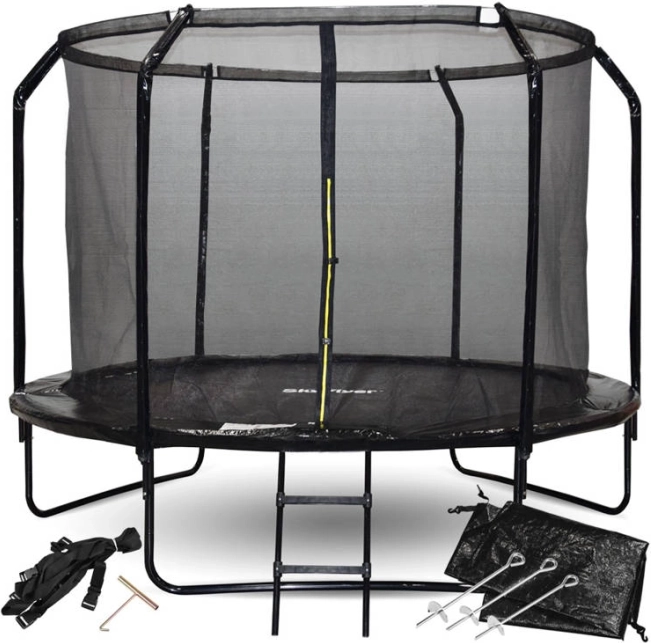 Tuintrampoline SKYFLYER 304 cm met veiligheidsnet en ladder