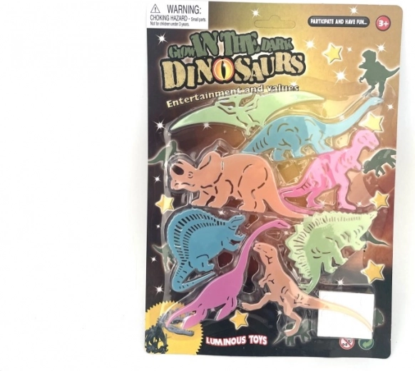 Dinosaurussen die in het donker gloeien – stralende decoratie en speelgoed voor kinderen