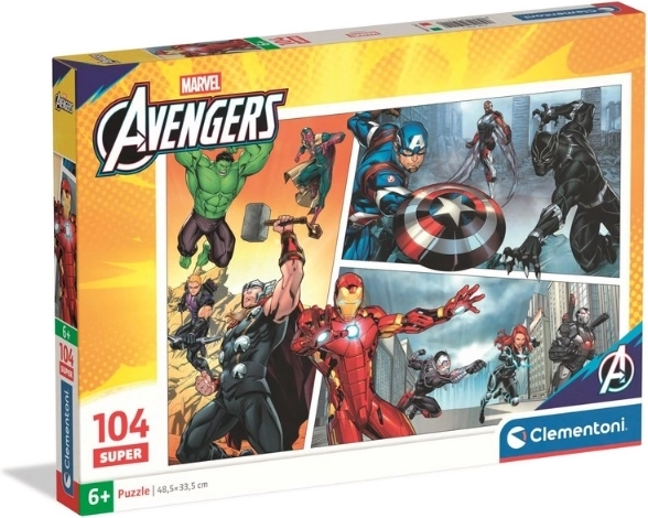 Clementoni puzzel Super The Avengers 104 stukjes