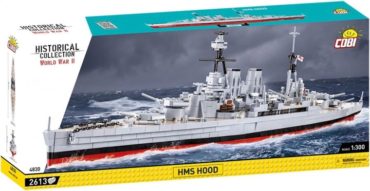 bouwset van het schip HMS Hood 1:300