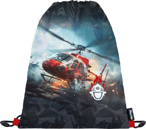 Gymschoenenzak Brandweer van licht polyester