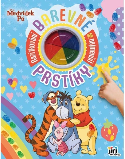 Gekleurde vingertjes Winnie de Poeh