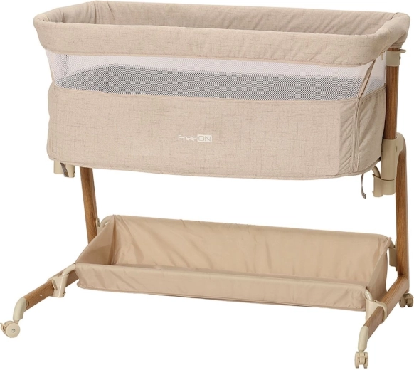 Freeon bijzetbedje voor aan het bed Bliss beige