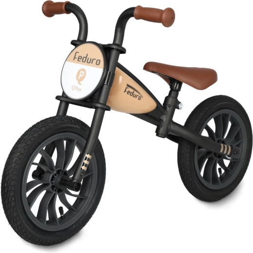 QPlay Feduro loopfiets beige