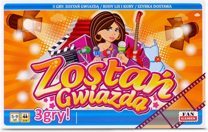 Bordspel 3-in-1 Blijf een ster voor meisjes