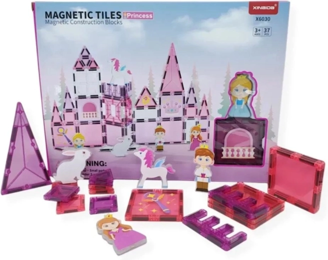 Magnetische bouwblokken Magical Magnet Princess – 37 delen