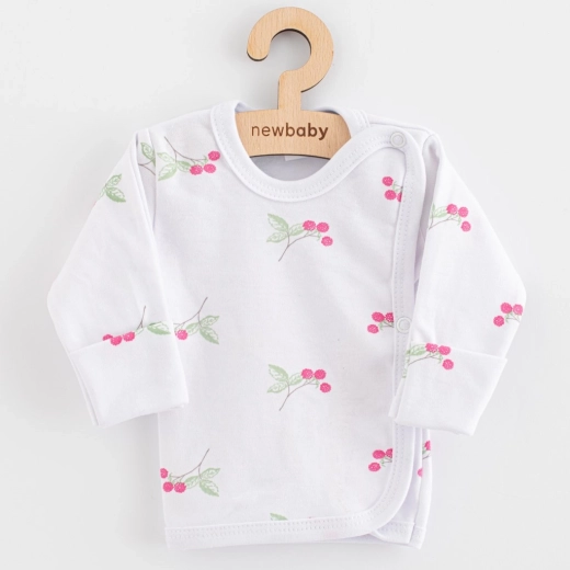Babyshirt New Baby Classic II frambooskleurig