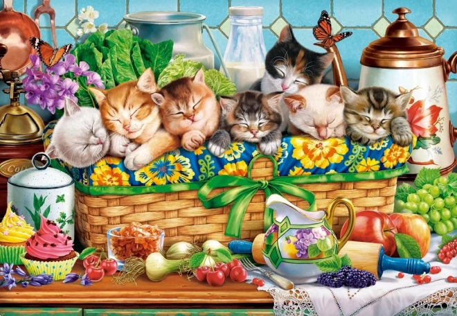Puzzel Slapende Kittens 1000 stukjes