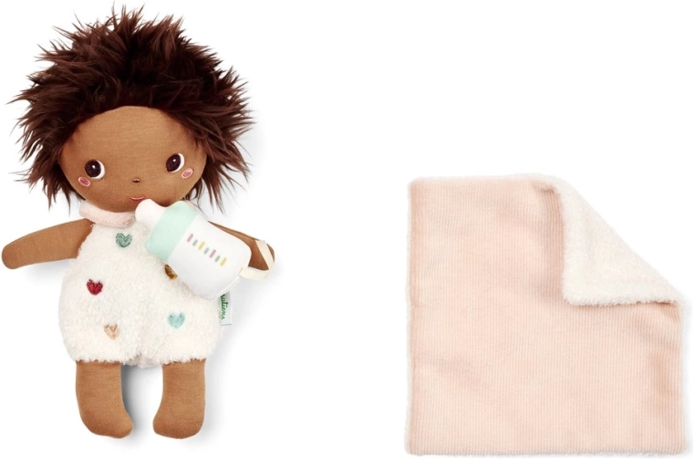 Lilliputiens pop Misha met mandje 21 cm