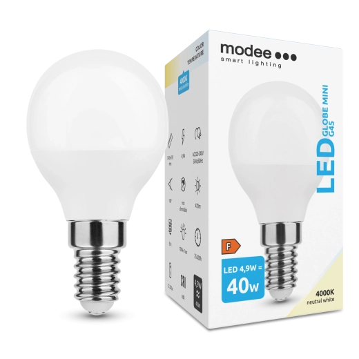Modee LED Globe Mini G45 4,9 W E14 neutraal wit