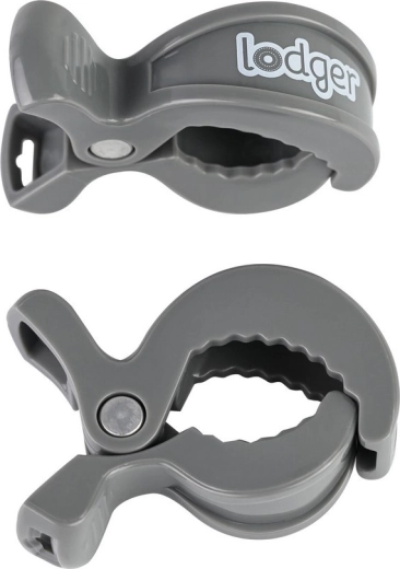 Lodger clips voor inwikkeldoek Swaddle Clip Carbon (2 stuks)