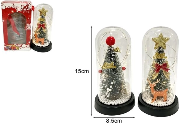 Kerstlichtdecoratie in de vorm van een kerstboom