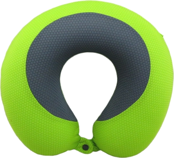 Nekkussen voor op reis – groen 30 × 30 × 9 cm