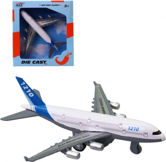 Vliegtuig – kunststof-metalen model voor jongens vanaf 3 jaar