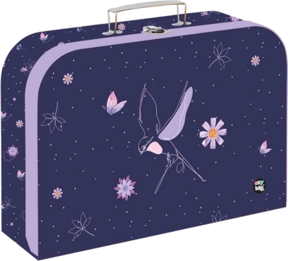 Kinder lamino koffertje Flowers 34 cm