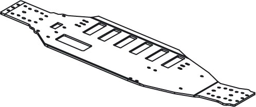 Chassis BL8 Jamara - 1 stuk