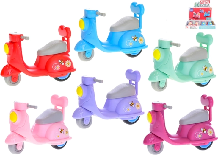 Speelgoedscooter met terugtrekmechanisme 8 cm