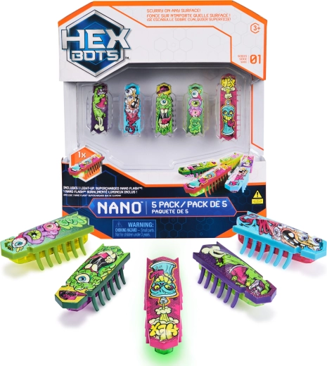 Hexbots Nano set 5 micro-robots van Spin Master