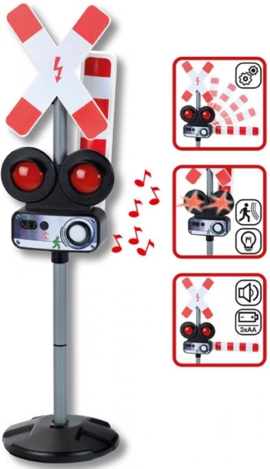 Spoorbomen met licht en geluid voor kinderen