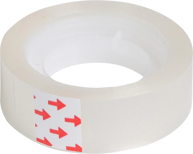 Transparante plakband 15 mm × 20 m, verpakking 5 st.