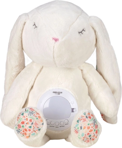 FreeON Free2Play knuffel om in slaap te vallen met muziek en lichtprojectie Rabbit Lisa