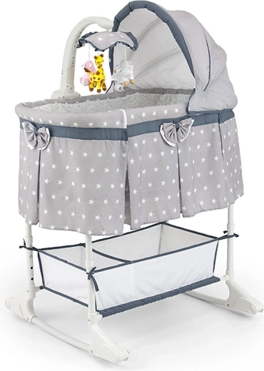 Multifunctionele wieg en ledikant Milly Mally Sweet Melody Star