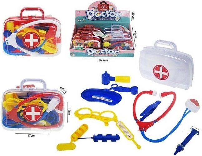 Dokter in koffertje – kinderkit, 2 kleurvarianten