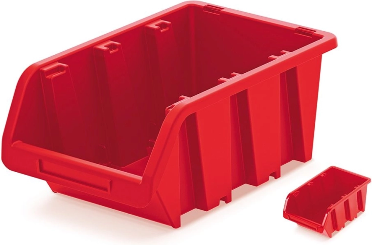 Kunststof opbergbox TRUCK 155 × 100 × 70 mm rood