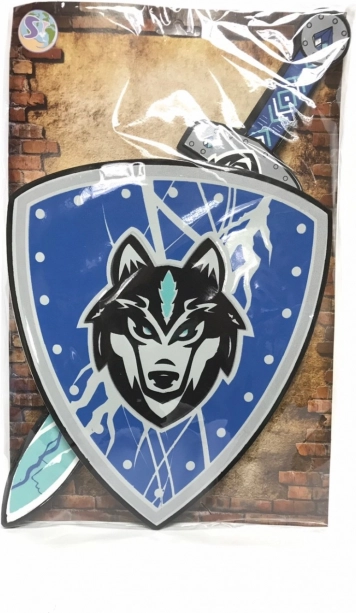 Schuimzwaard en schild vos voor kinderen