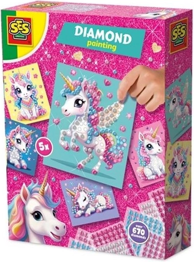 SES Eenhoorn – diamant schilderen