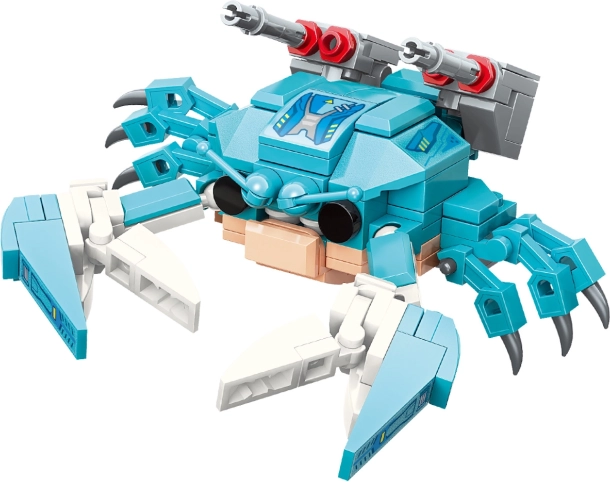 Krab met reuzenklauwen