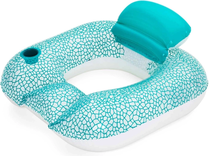 Opblaasbare waterstoel blauw Bestway 102 × 94 cm