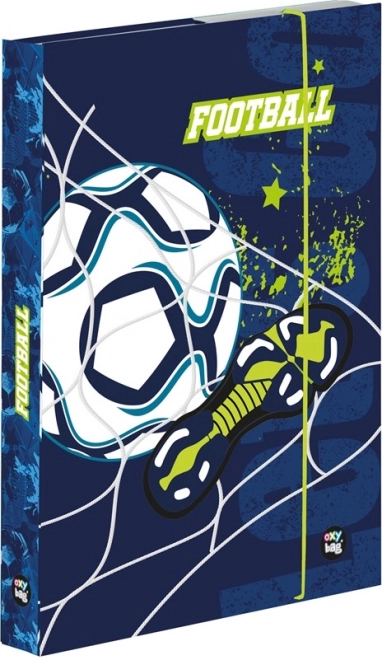 A4-schriftenbox met voetbalmotief