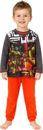 Jongenspyjama Ninja Turtles antraciet-oranje