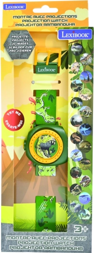 Lexibook kinder projectiehorloge dinosaurus met 20 beelden