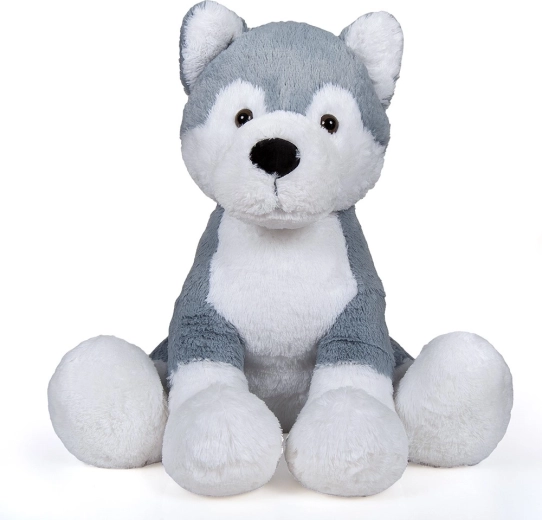 Pluchen Husky-hond 78 cm