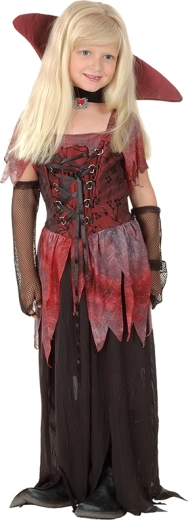 Kinderkostuum vampiermeisje 130–140 cm
