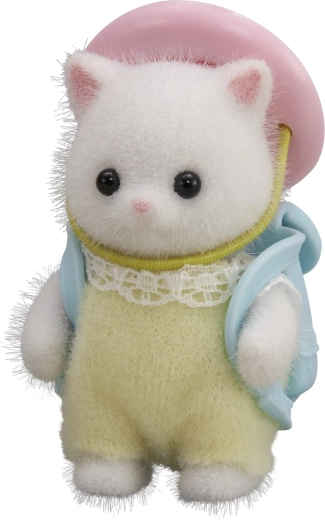 Sylvanian Families baby Perzische kat met accessoires