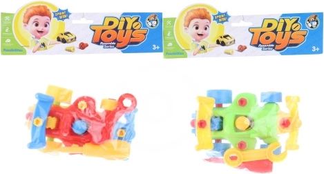 Schroefbare plastic formuleauto voor kinderen