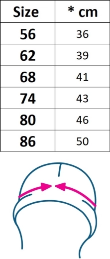 Kinder muslin hoedje New Baby Zora