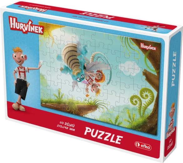 EFKO puzzel Hurvínek III 60 stukjes 21 × 15 cm