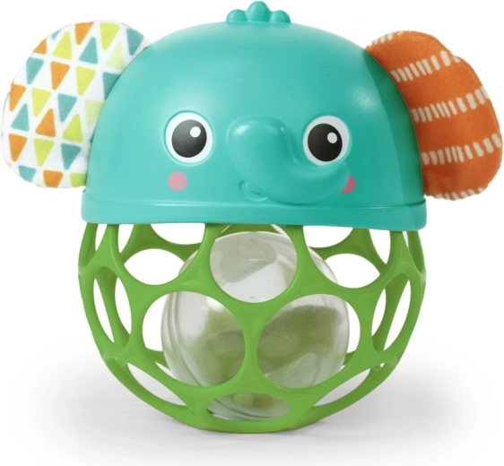 Lichtgevend muzikaal rammelaartje OBALL Bright Starts Giggle & Glow voor baby’s 3m+