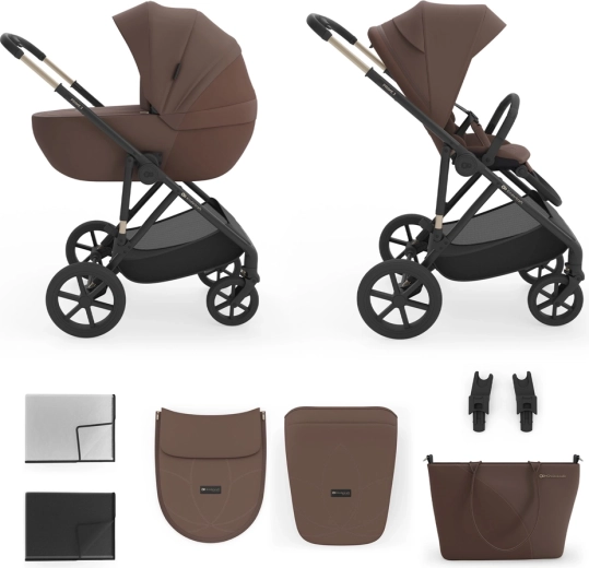 Kinderkraft combikinderwagen 2-in-1 Prime 3 velvet mocca