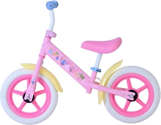 Disney Stitch kinderloopfiets 12" roze