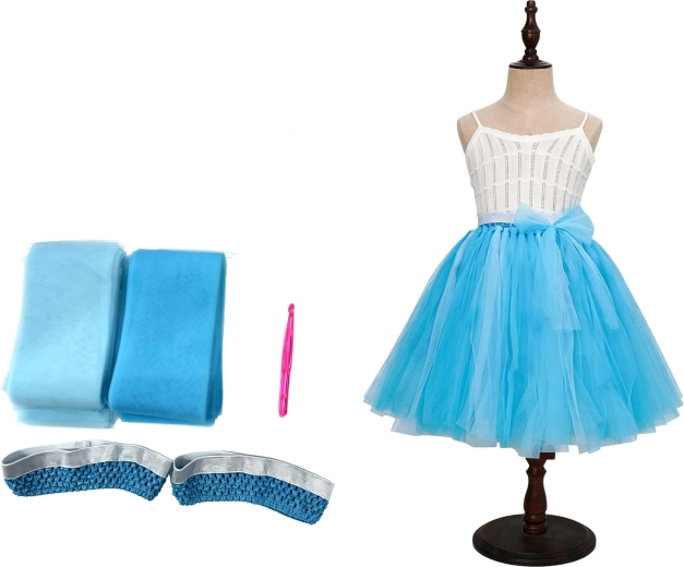 ARTO DIY blauwe tule rok