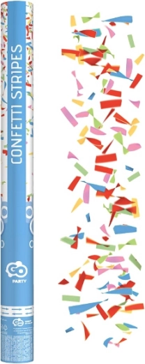 Pneumatische papieren confetti mix kleuren Go Party
