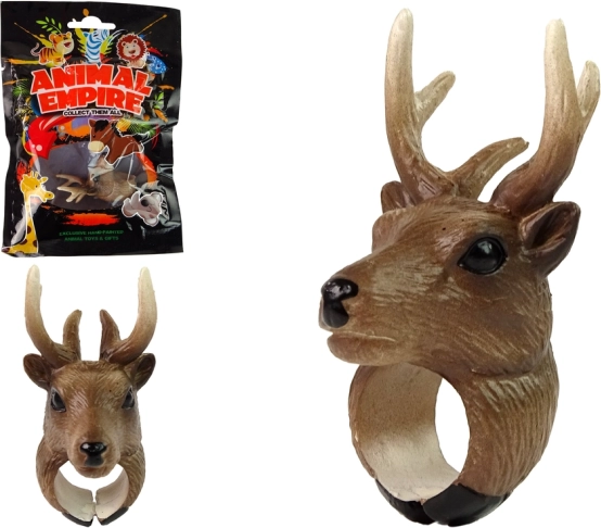 Ring met hertenhoofd voor kinderen