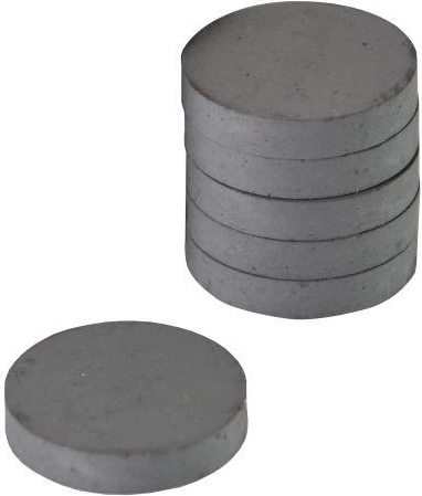 Supersterke ronde magneten 22 mm, zwart (6 stuks)